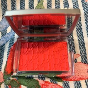 Dior Cream Blush in Bright Coral-Red